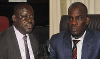 Mr Alex Nartey (L) says another meeting has been scheduled for Thursday