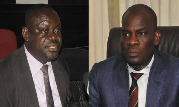 Mr Alex Nartey (L) says another meeting has been scheduled for Thursday