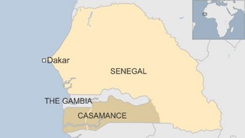 The Casamance region has been restive for years