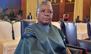 Fisheries and Aquaculture Minister Madam Emelia Arthur