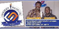 Vice President of Synergies Institute Mr. Ogochukwu C. Nweke and Mr Richie, CEO of Lynx Ghana Ltd