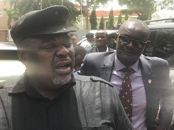 Koku Anyidoho [L] was picked up by the police over 'treasonable' comments