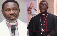 Most Rev. Titus K. Awotwi (L) & Most Rev. Joseph Osei-Bonsu