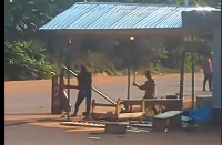 The incident stem from an allegation that a police officer had killed one of their residents