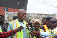 Joseph Bukari Nikpe is the Minister of Transport