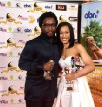 The beautiful couple won two amazing awards at the night of AGMMA