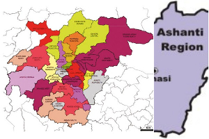 The maps of the Ashanti Region