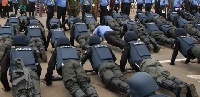 Police undergoing training
