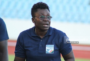 Coach of the Black Queens Mercy Tagoe- Quarcoo