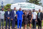 CEO of EcoCapital Investment Management Ltd, Mr. Dela Herman Agbo [in blue] with some personalities