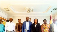 Sports Minister Isaac Asiamah in the midst of Advisory Board