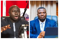 Kwabena Yandoh (L) has challenged the Ashanti Regional Minister, Dr Frank Amoakohene (R)