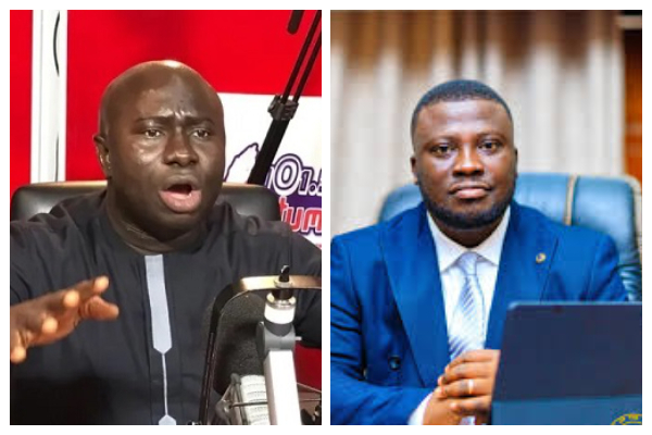 Kwabena Yandoh (L) has challenged the Ashanti Regional Minister, Dr Frank Amoakohene (R)