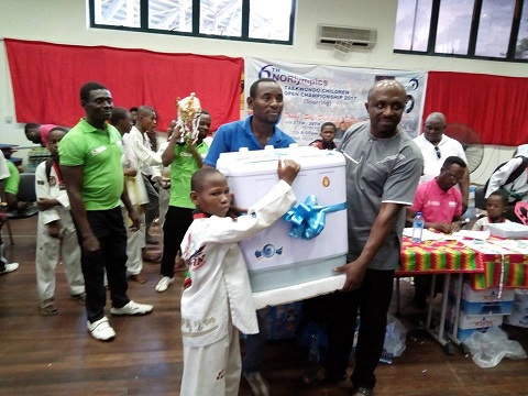 Rejoice Da-Silveira emerged as the best fighter of the Norlympics Taekwondo Open