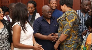 Late Major Mahama's family visited the president