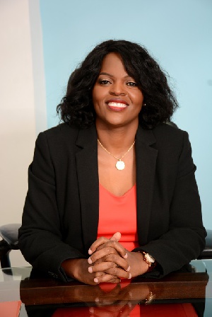 CEO of Vodafone Ghana , Yolanda Zoleka Cuba
