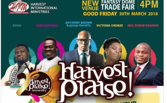 Harvest Praise is a yearly gospel music concert