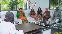 The visit follows public concern over allegations of domestic abuse involving Nana Akua Addo