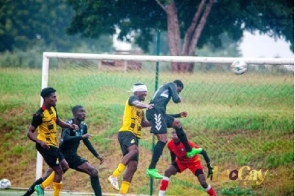 The friendly match served as a platform for Black Galaxies coach Didi Dramani to assess his team