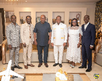 The new Executives met with President Mahama