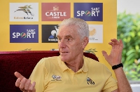 South Africa head Coach Hugo Broos