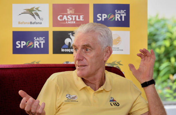 South Africa head Coach Hugo Broos