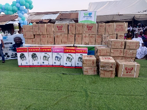 The items donated by the former NDC chairman through his foundation