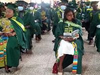 A section of the graduates