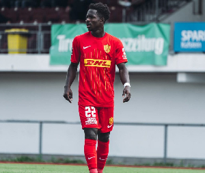 Ghanaian forward Prince Amoako Junior