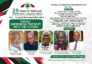 NDC to marks its 25th Anniversary celebrations