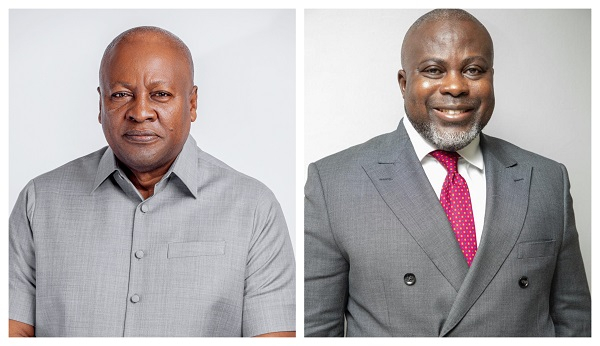 President John Dramani Mahama and Anthony Kwasi Sarpong