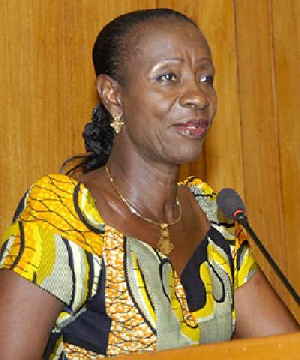Ms Sherry Ayittey, Minister of Fisheries and Aqua-Culture