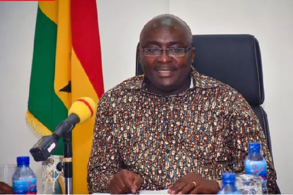 Dr Bawumia is in the UK on a medical leave