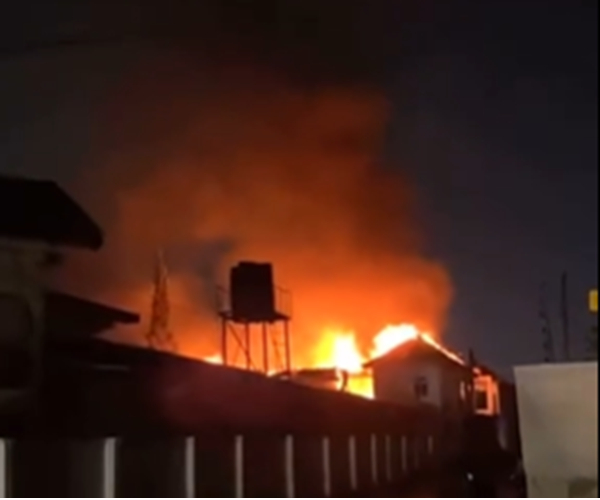 Actress Yvonne Okoro’s hotel reportedly engulfed in flames
