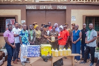 Donation made to Tamale female prisons by GEM Ghana and other groups
