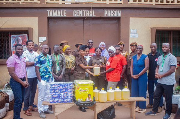 Donation made to Tamale female prisons by GEM Ghana and other groups