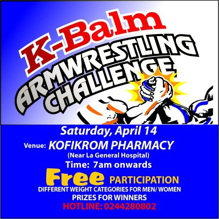The event would be held at Kofikrom Pharmacy in La, Accra