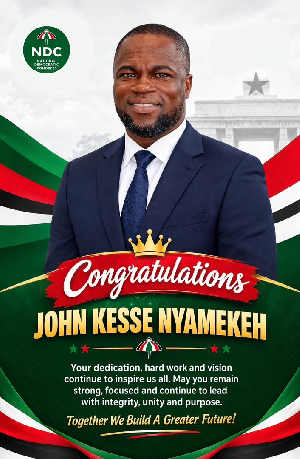Nyamekeh John Kesse was elected Chairman after polling 844 votes to defeat the incumbent Chairman