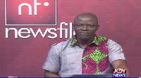 Samson Lardy Anyenini , Legal Practitioner and host of Newsfile