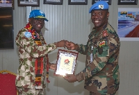 Acting Head of mission and Force Commander visits GHANBATT Area  in Sector South