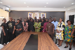 Family of gospel icon Yaw Sarpong visits tourism ministry
