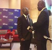 George Mensah Asante of ECOBANK meets Eli Hini of MTN