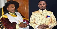 Rev. Isaac Owusu Bmepah (L) and Prophet Nigel Gaisie