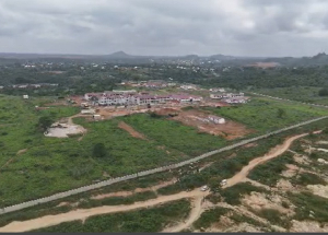 A file photo of how illegal mining has destroyed the area