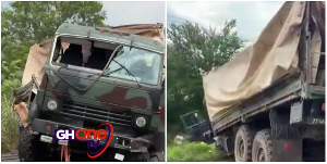 A collage picture of the military vehicle involved in an accident A collage picture of the military vehicle involved in an accident