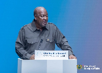 John Dramani Mahama is the president of the Republic of Ghana