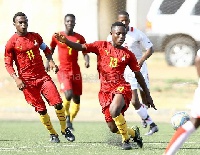 Ghana U17 playing Namibia U20 in a friendly(Photo credit: Senyuiedzorm Awusi Adadevoh.)