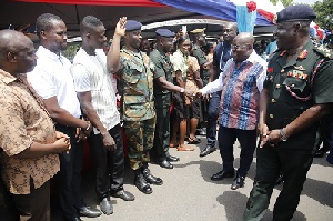 President Akufo Addo Accompanied By Lt