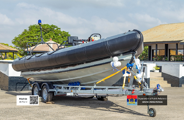 Ghana Navy receives boat from UK governent