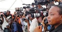 Video journalists.   File photo.